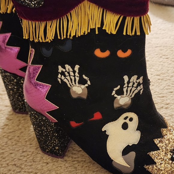 Very Rare Irregular Choice Light Up Halloween Boots - Picture 9 of 11